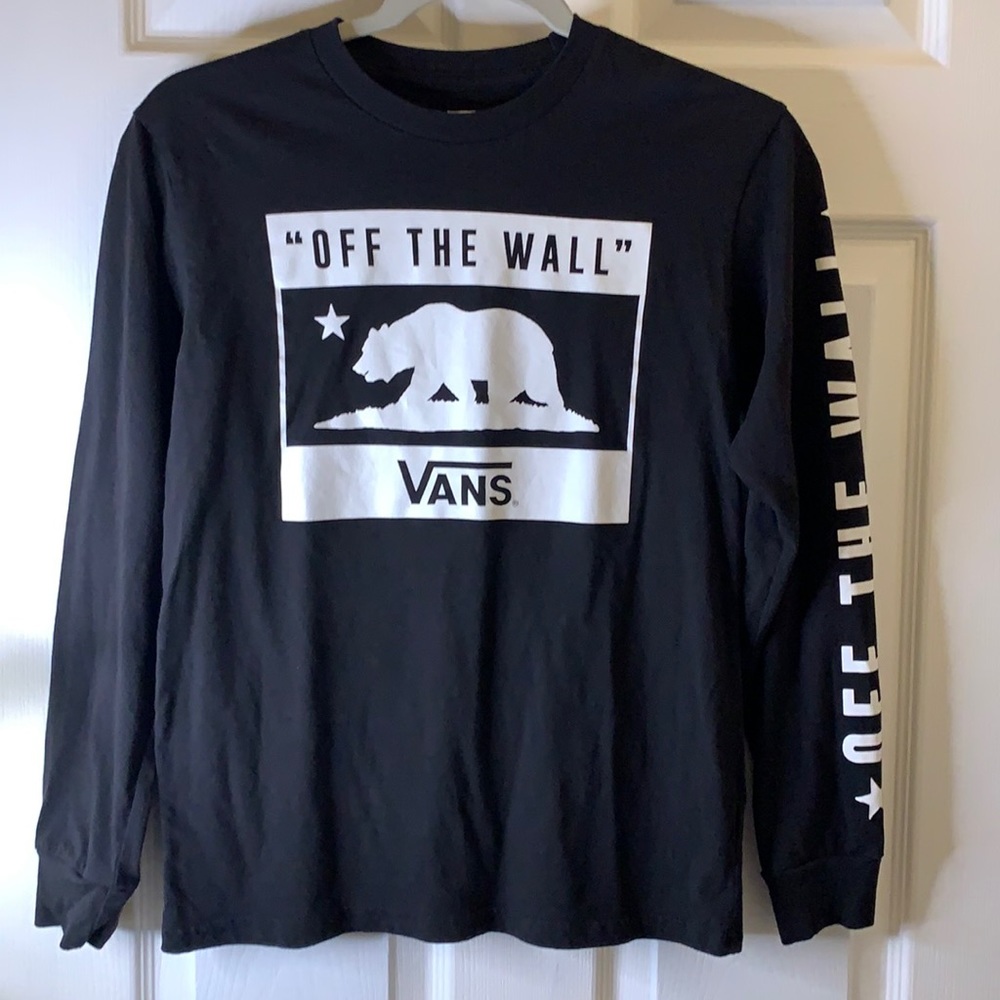Vans long sleeve shirt. Size Medium 10-12 youth
